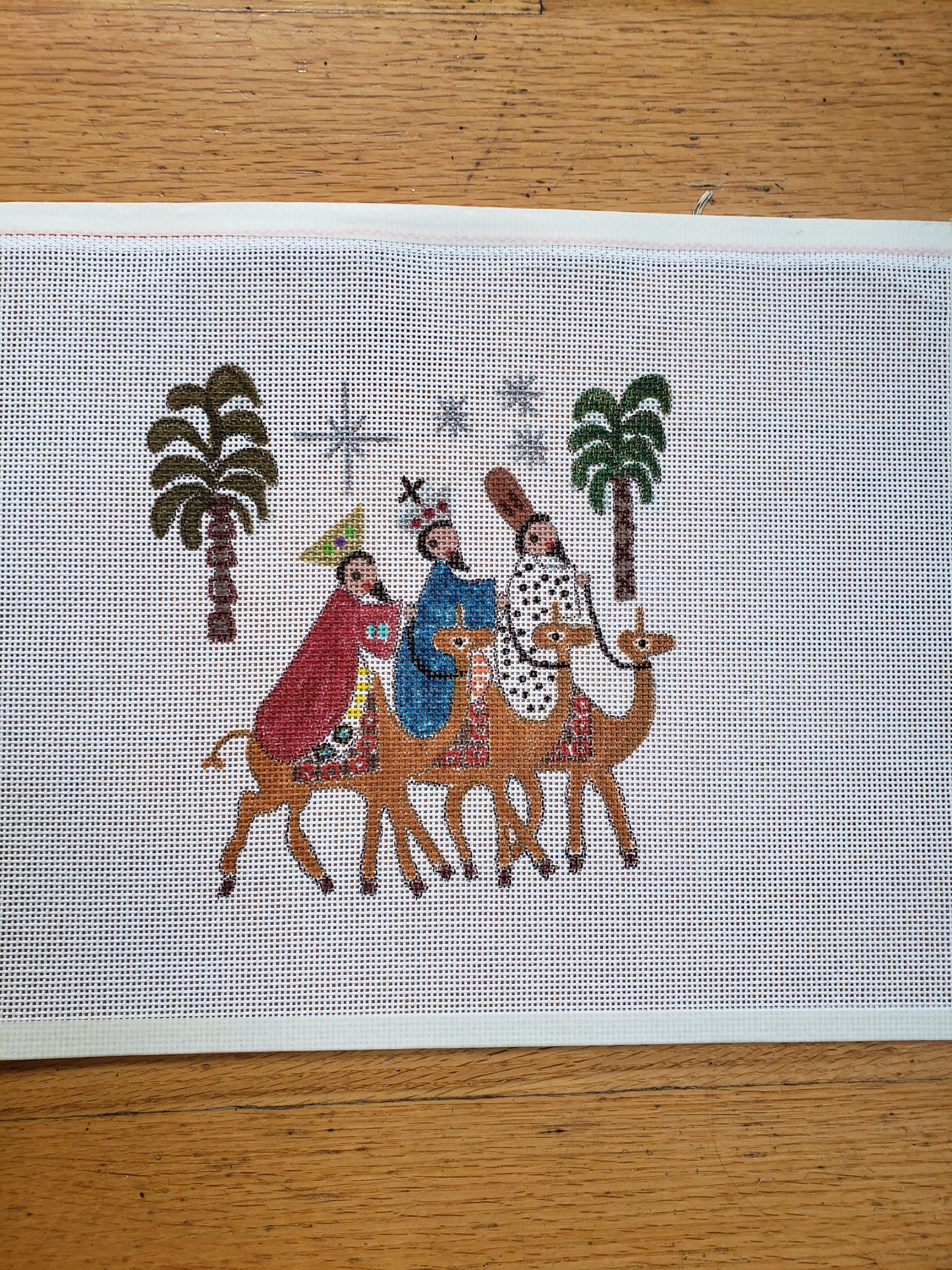 Painted Canvas: Nativity Scene